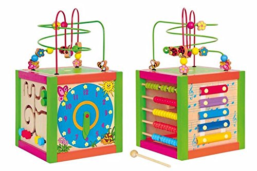 Woodyland 21 x 36 cm Didactic Toys Multiactivity Instructional Cube Labyrinth