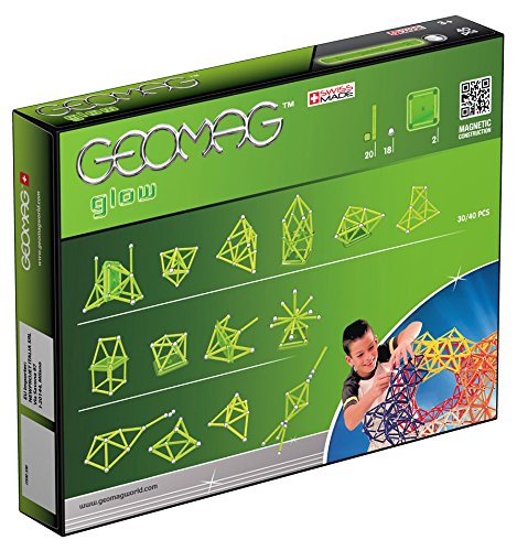 GEOMAG 330 Glow Magnetic Construction Set (40