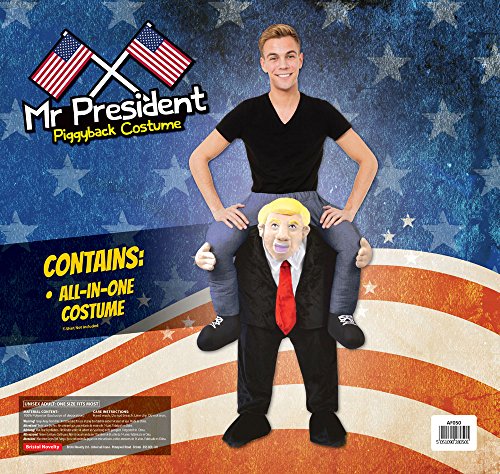 Bristol Novelty AF050 Trump Piggy Back, One Size