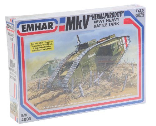 Emhar 1/35 WW I EM4005 MK. V Tank Buildable in 3 versions