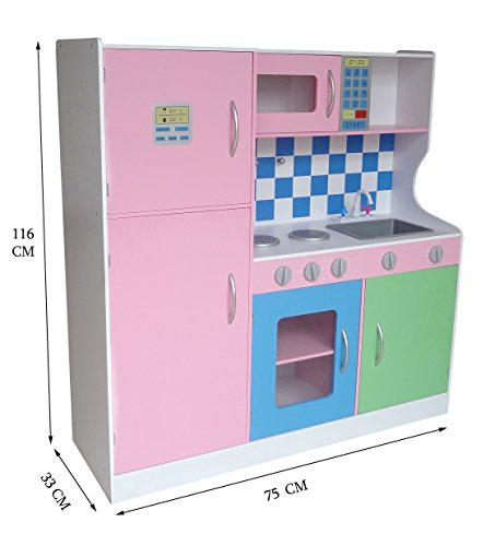 Kiddi Style Superior Large Pastel Wooden Kitchen Supreme Kiddi Style Superior Large Pastel Wooden Kitchen Supreme
