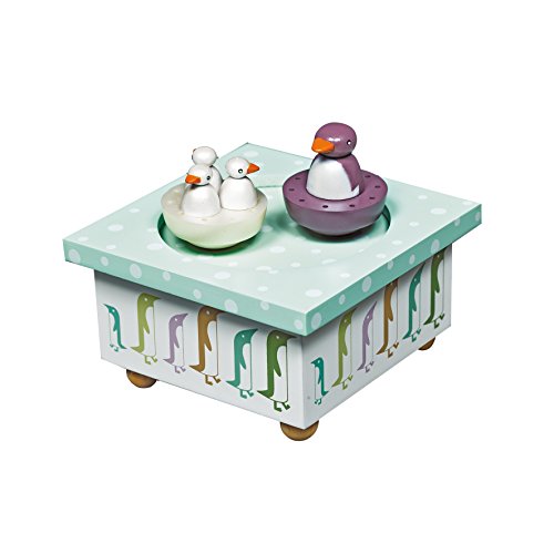 Trousselier Penguin Musical Wooden Box Trousselier Penguin Musical Wooden Box