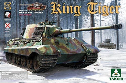 Takom 2073&nbsp;Model Kit WWII German Heavy Tank SD. KFZ. 182&nbsp;King Tiger Henschel Turret with Interior