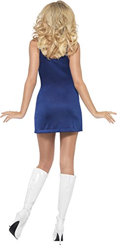 Fever Adult Women's All that Glitters Rule Britannia Costume, Sequined Union Jack Dress, Around the World, Size S, 25001