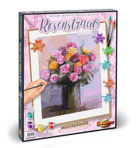 Schipper 609130749 Bunch of Roses Paint By Numbers Board Schipper 609130749 Bunch of Roses Paint By Numbers Board