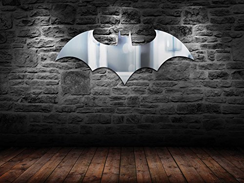 DC Comics Batman Logo Mirror, Clear