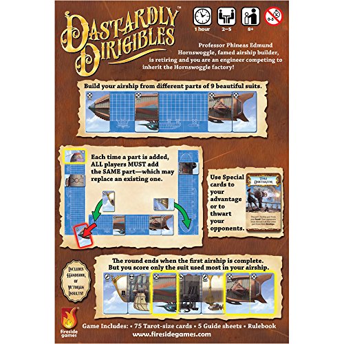 Fireside Games FSG02003 Dastardly Dirigibles Card Game Fireside Games FSG02003 Dastardly Dirigibles Card Game
