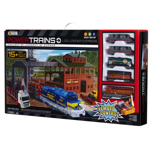 Power Trains Remote Control Log Loader Express Bonus Pack Building Toy