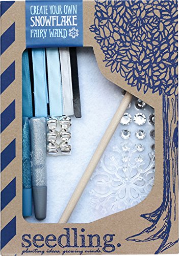 Seedling 15SNOWD Create Your Own Snowflake Fairy Wand Craft Kit