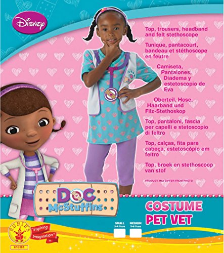 Rubie's Official Doc McStuffin Girls Fancy Dress Animal Pet Vet Doctor Kids Childs Costume Outfit