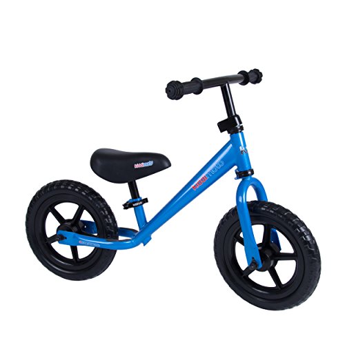 Kiddimoto SJ4 Super Junior Metall Laufrad Metal Balance Bike, Blue Kiddimoto SJ4 Super Junior Metall Laufrad Metal Balance Bike, Blue