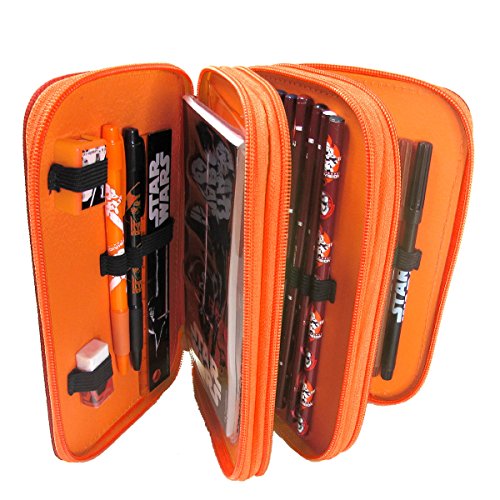 Cife 708970 – Tripledecker 43 Pieces Star Wars Filled Pencil Case