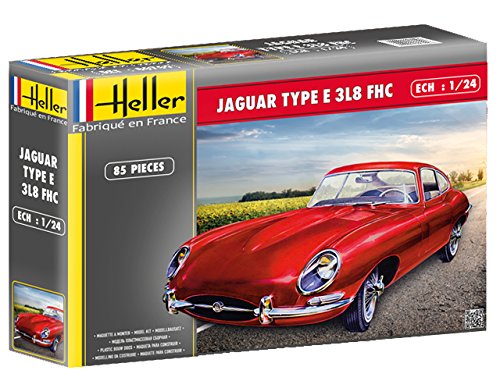 Heller 80709 Jaguar Type E 3L8 FHC Plastic Model Kit, 1