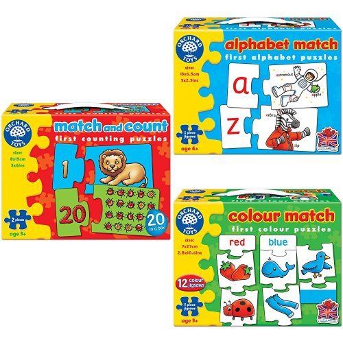 Orchard Toys Match and Count with Alphabet Match Bundle