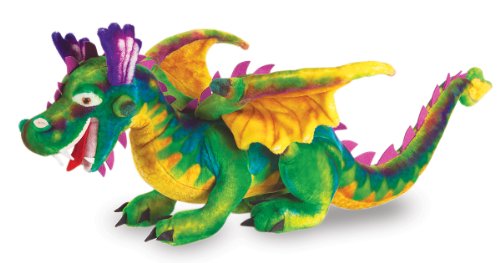 Melissa & Doug Giant Dragon Stuffed Animal (over 1 meter long)