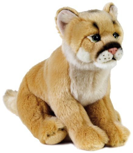 National Geographics MOUNTAIN LION Stuffed Animals Plush Toy (Medium, Natural)