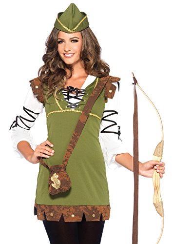 Leg Avenue Robin Hood Costume (Medium/Large, Honey Green)