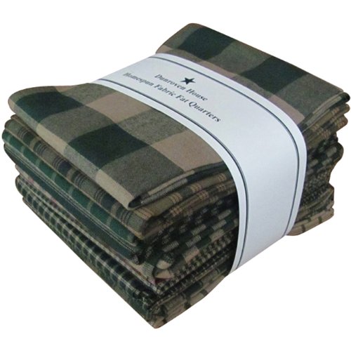 Dunroven House Steel Homespun Fat Quarters