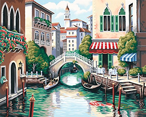 Dimensions Paintworks Paint by Numbers Scenic Canal Kit