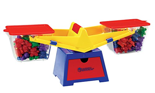 Learning Resources Primary Bucket Balance with Baby Bear Counters