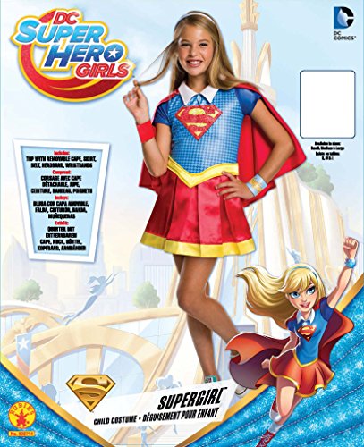 Rubie's Official Girl's DC Super Hero Deluxe, Supergirl Costume