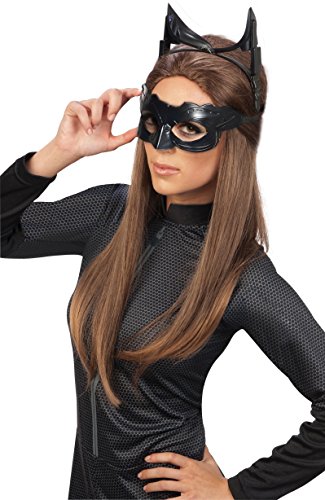 Rubie's Official Adult's Catwoman Deluxe Mask and Ears Batman Accessory