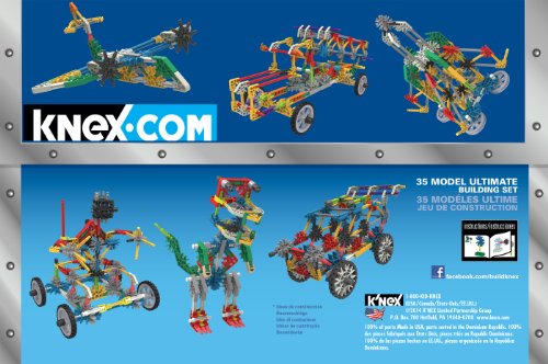 K’NEX Imagine 35 Model Building Set for Ages 7+, Construction Education Toy, 480 Pieces
