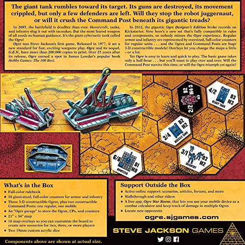 Steve Jackson Games SJG01315 – Ogre 6th Edition Card Game Steve Jackson Games SJG01315 – Ogre 6th Edition Card Game