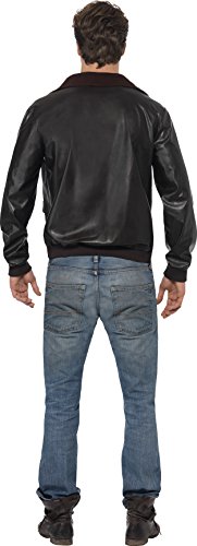 Smiffy's Men's Top Gun Bomber Jacket, Top Gun, Colour