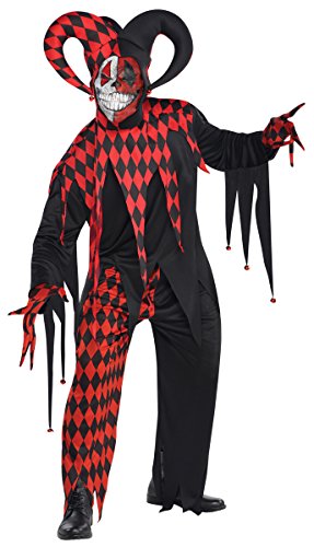 Adults Krazed Jester Costume Plus Size