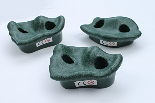 HIKS Plastic Climbing Stones Holds & Grips, Ideal For Climbing Frames , Tree Houses And Kids Climbing Walls (Pack of 10 Grips)
