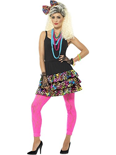 Smiffy's 41567SM 80's Party Girl Kit (Small/Medium)