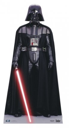 Star Cutouts Cut Out of Darth Vader
