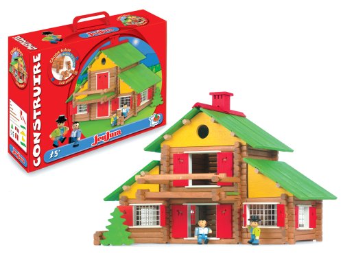 Jeujura JeujuraJ8005 Wooden Construction Chalet in a Suitcase (240