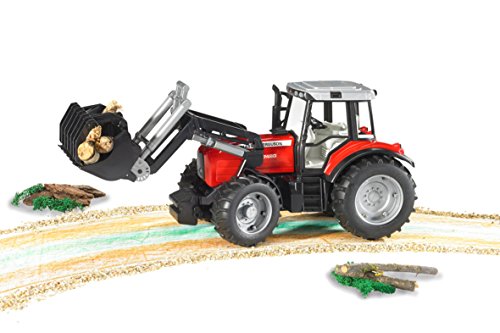 Bruder 02042 Massey Ferguson 7480 with Frontloader