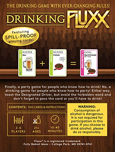 Fully Baked Ideas Drinking Fluxx Board Games Fully Baked Ideas Drinking Fluxx Board Games