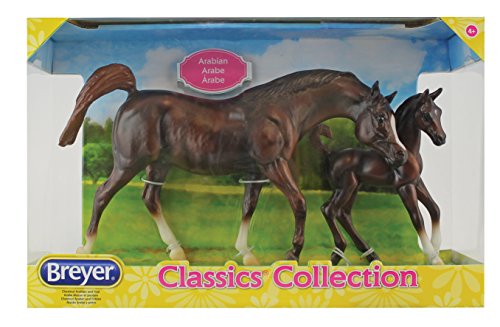 Breyer Model Horses Classic Chestnut Arabian Horse and Foal