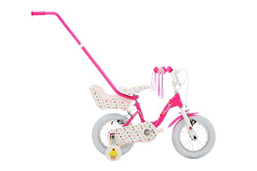 Raleigh Fairycake Girls' Kids Bike Pink, 9 inch steel frame, 1 speed puncture proof tyres front and rear caliper brakes