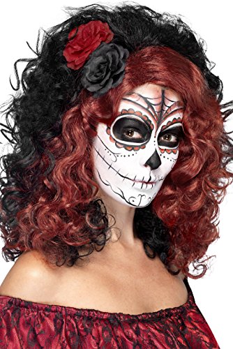 Smiffy's 45221 Day of The Dead Wig (One Size)