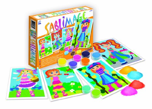Sentosphère 3980884 Sand Image Girls Craft Set