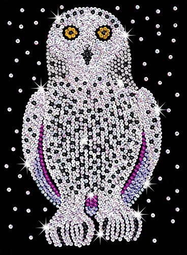 sequin art 1604 Snowy Owl Craft Set