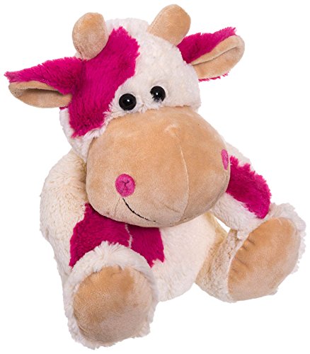 Bieco 04013212&nbsp;Milly Cow Plush Toy, 30&nbsp;cm, Pink/White