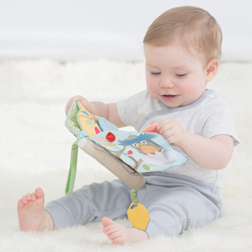 Skip Hop Treetop Friends Soft Activity Book, Grey Pastel