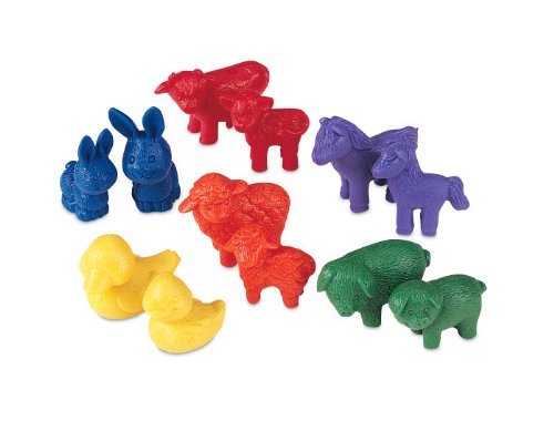 Learning Resources Friendly Farm Animal Counters (Set of 144)