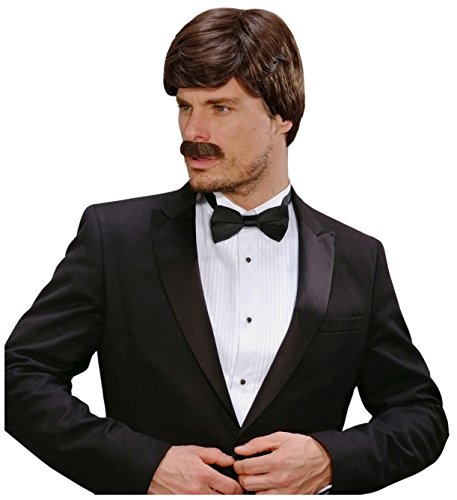 70s Super Trouper Wig & Moustache main image 1