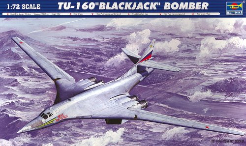 Trumpeter 1/72 Russian Tu160 Blackjack Bomber