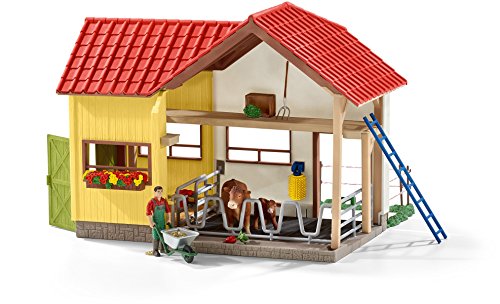 Farm Life 42334 Barn with Animals and Accessories Figurine
