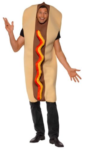 Smiffy's Men's Giant Hot Dog Costume, Tunic, Size