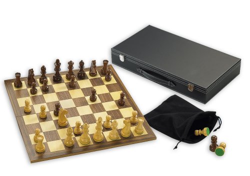 Wooden Chess set with 3.5 King