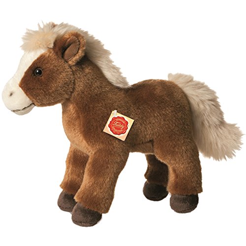 Hermann Teddy Collection 902461 25 cm Brown Horse Standing Plush Toy
